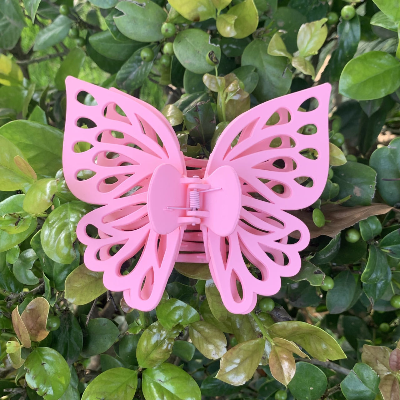 Plastic Material Butterfly Pattern Sweet Butterfly Plastic Hair Claws