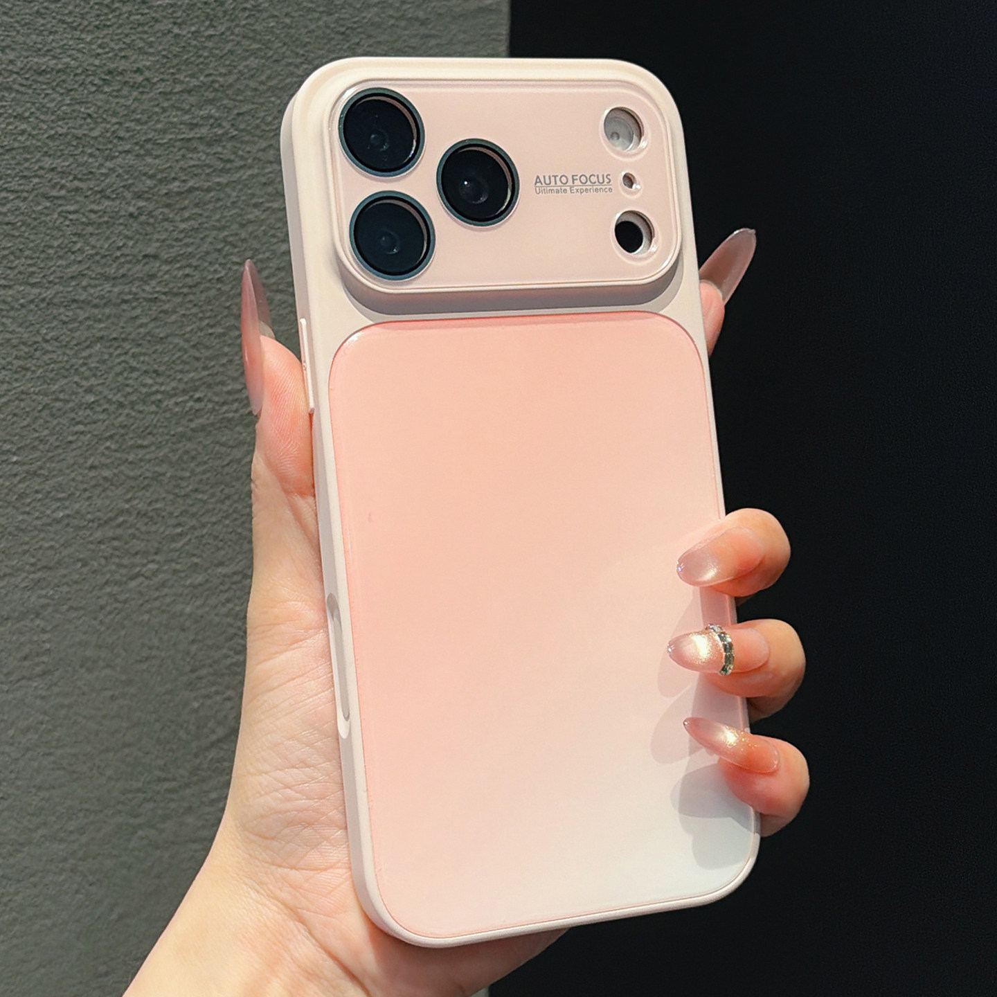 Hielo de vidrio gradiente para iPhone17Promax ventana de alto rendimiento para teléfonos móviles Apple 15 cubierta anti-caída