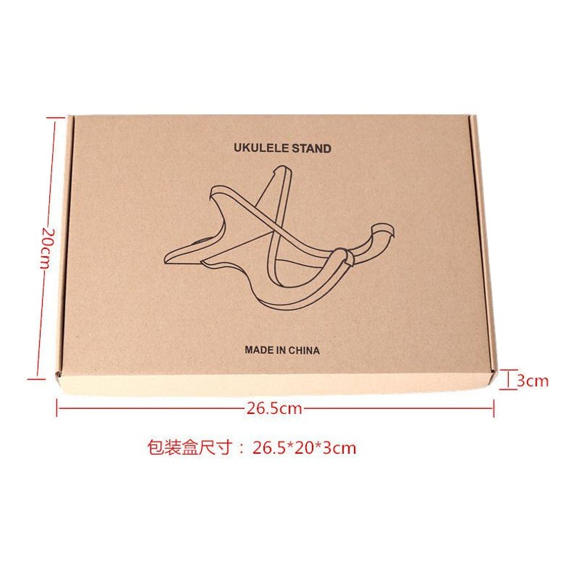 Suministro directo de fábrica Soporte de madera para guitarra pequeña Soporte de madera para violín ukelele Soporte portátil plegable vertical
