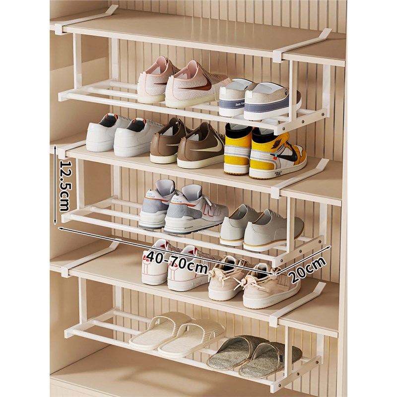흰색 - 3개 팩 - 접이식(40-70CM)