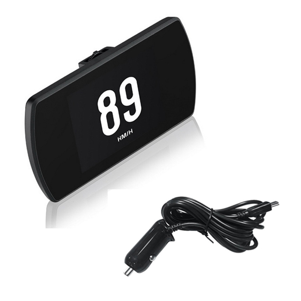 4.3inch Car HUD Head-Up Display GPS System Projection Speed Clock Low Voltage Alarm T800