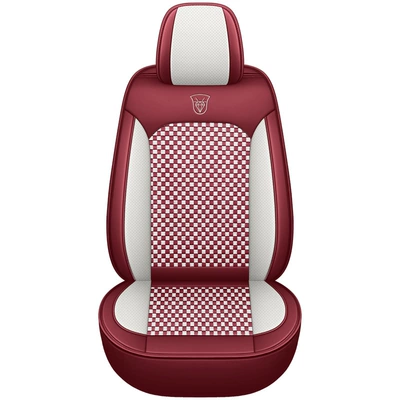 Ice Silk Fully Enclosed Seat | Universal seat cover - bordeaux-red-one-seat-no-16-ice-silk-style