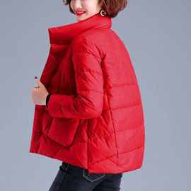 韩版冬季外套宽松大码小棉袄反季节棉服女短款中老年新款羽绒棉衣