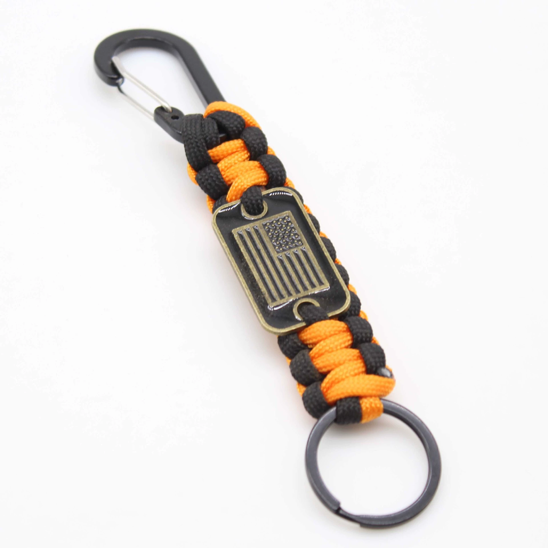 Umbrella rope pendant Umbrella rope key chain handmade seven -core umbrella rope national flag brand pendant outdoor emergency umbrella rope