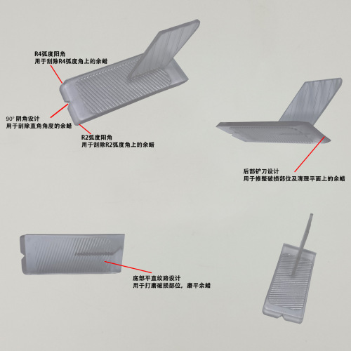 Cross-border furniture floor repair kit resin wax filling beauty seam tool hole scratch repair kit