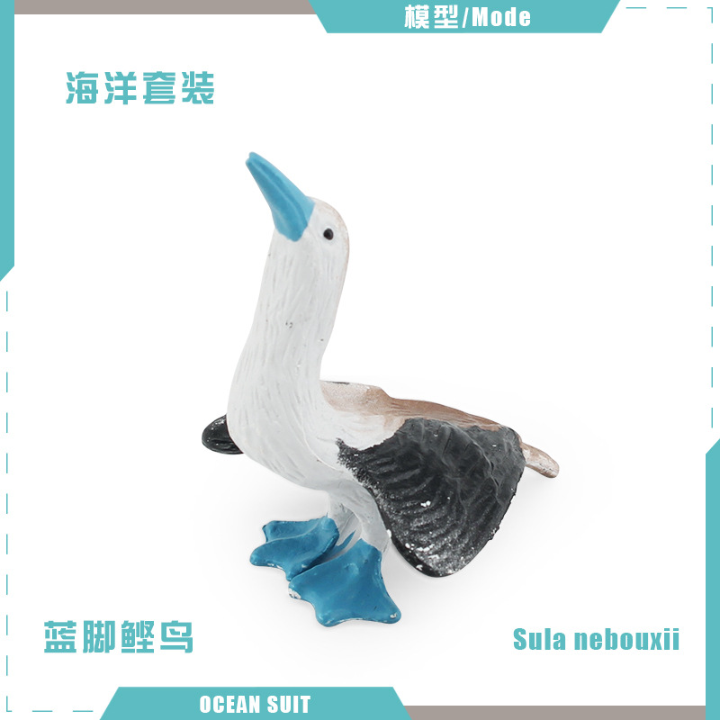 Simulación transfronteriza de una variedad de animales marinos traje de tiburón ballena tortuga delfín pingüino cangrejo criaturas marinas adornos