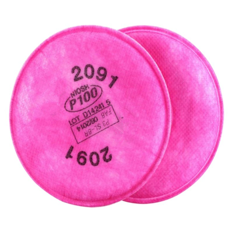 Фильтрующий хлопок для удаления органических газов, твердых частиц и пыли, фильтрующий хлопок 2091, промышленная маска 5N11, высокоэффективная фильтрующая маска