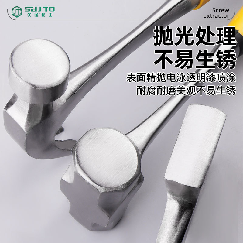 Fabricante en stock martillo de una pieza martillo de garra multifuncional martillo octogonal martillo de una pieza martillo sólido mano de una pieza