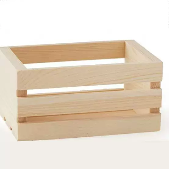 新款木制收纳箱上市家用长方形桌面杂物整理各种规格储物箱批发