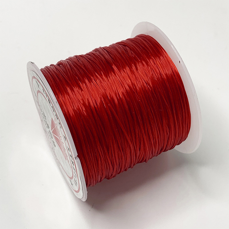 Cordón de pulsera de alta calidad de alambre plano elástico, cordón de cuentas resistente al desgaste, cordón de juego de alta elasticidad, cordón especial para pulsera