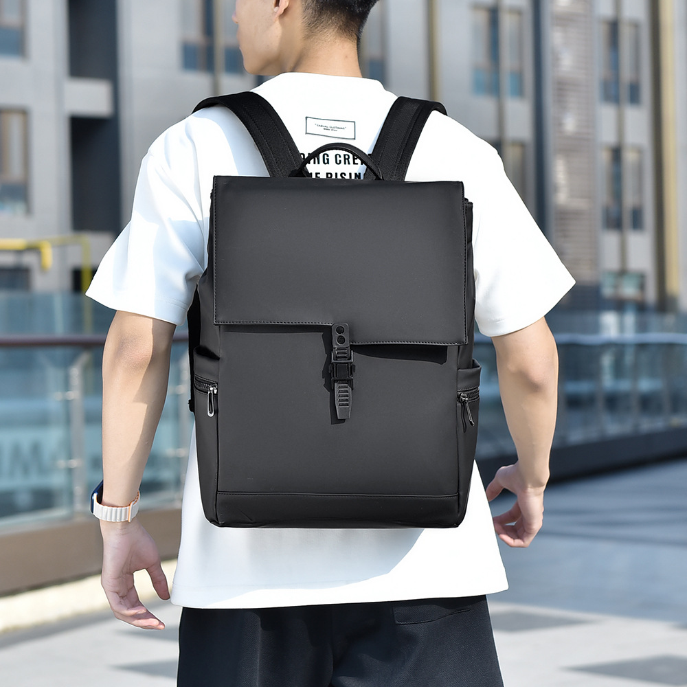 Business Casual Computer Bag Male Student Large Capacity Lightweight Schoolbag Fashionable Travel Backpack Backpack Shoulder Bag