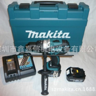 批发 日本makita 牧田 充电式冲击起子电钻 DHP458RFE