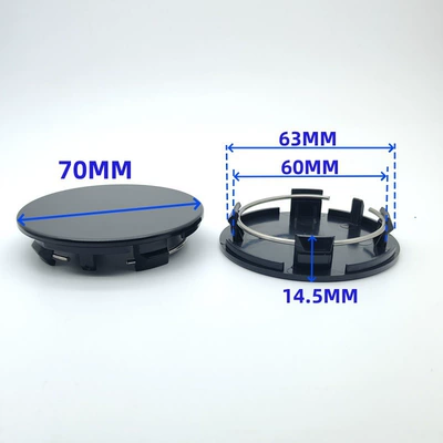 Cover, Black Electroplated, Universal Cover – Hub cover