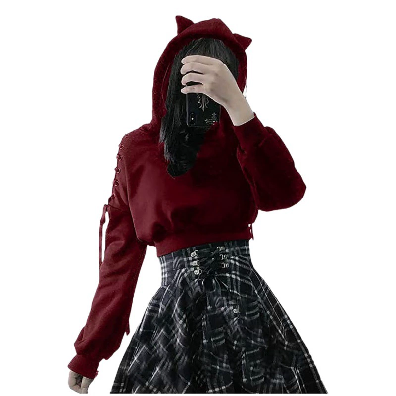 Amazon 2025 года, новая милая толстовка с открытым пупком и капюшоном Amazon в Европе и Америке, топ с открытыми плечами, в наличии