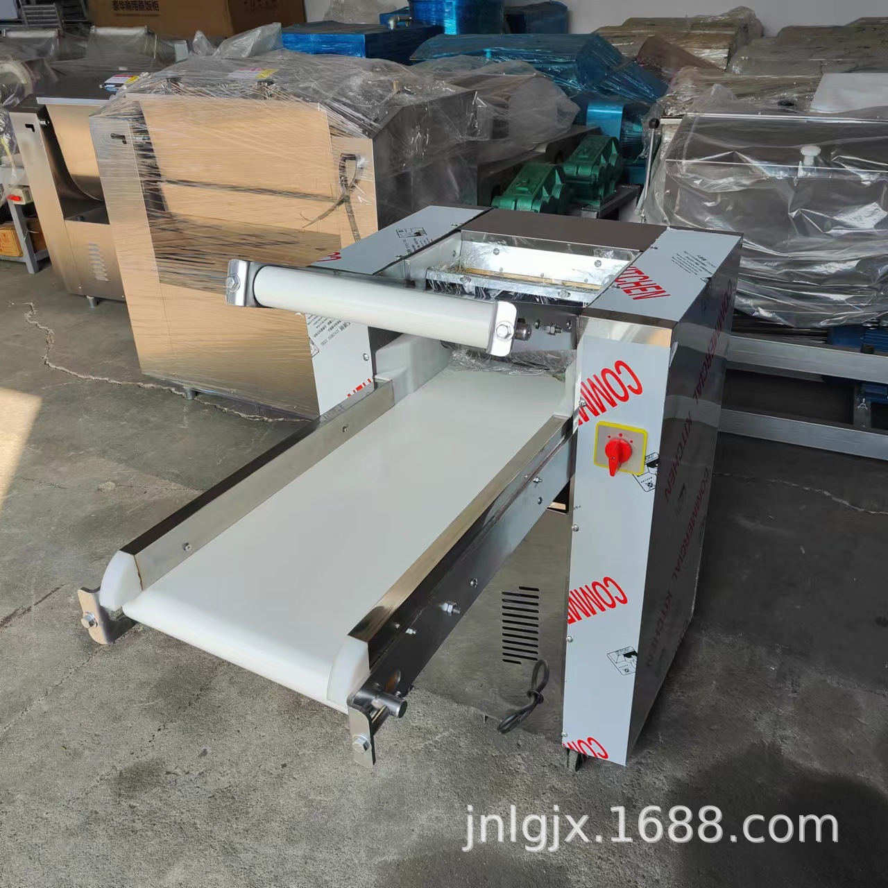 厂家350型电动压面机  薄厚可调压面机  全自动压面揉面机报价