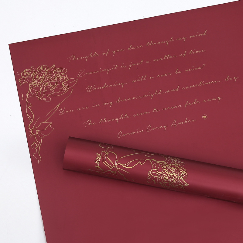 프랑스 로맨스-아시아 레드 20 장/가방; 58cm * 58cm