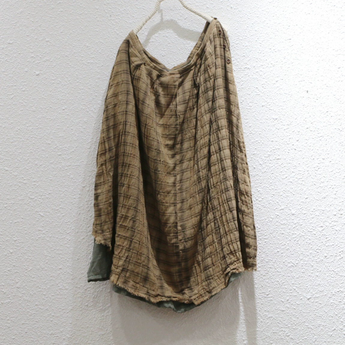 Summer thin retro soft skirt, cotton and linen