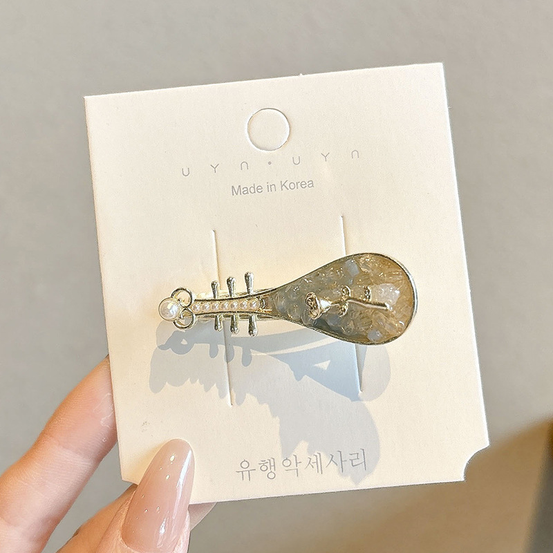 Dopamina adorable clip de cabello para mujeres 2025 nuevo clip lateral de alta gama clip lateral frisa clip de cabello clip de cabello tocado