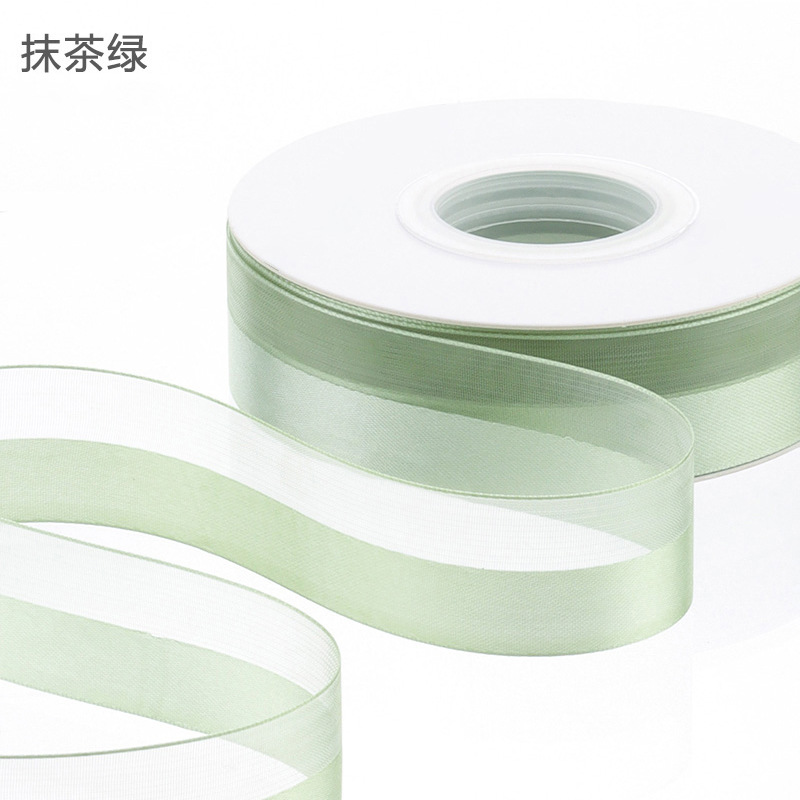 Huaxi medio satén medio satén de seda cinta floral empaque diy regalo cinta floral material de envoltura floral