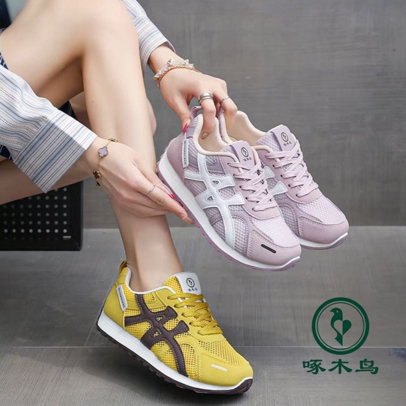2026 verano nuevo estilo coreano transpirable Gump zapatos de mujer inswind estudiantes zapatos casuales de entrenamiento de lazos zapatos de mujer para correr