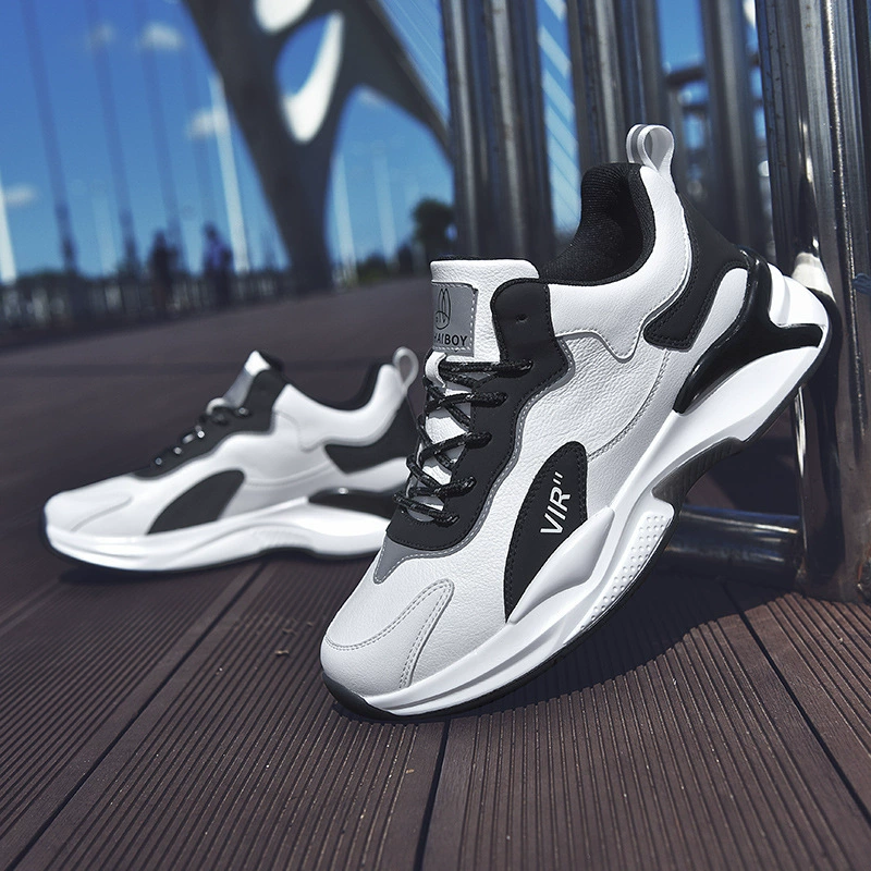 Мужская и женская повседневная обувь, осенне-зимняя новая бархатная спортивная обувь, детские кроссовки среднего и большого размера, осенние студенческие туфли для папы, увеличивающие рост.