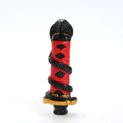 Cab and accessories: Lever Universal Gear Head Gear - snake-head-black
