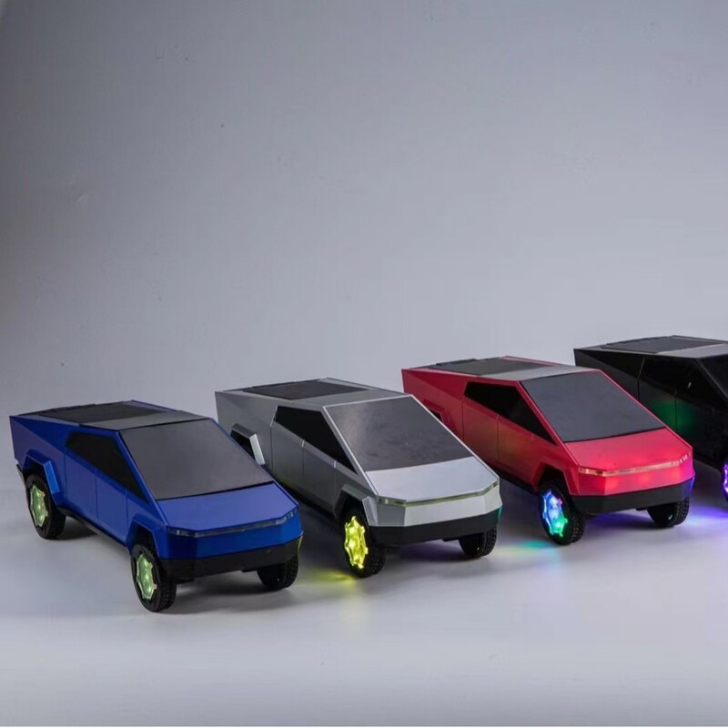 新しい A7 ワイヤレス充電テスラ Bluetooth スピーカーデスクトップサイバーオーナメントカラフルなライトクリエイティブギフト Bluetooth スピーカー|undefined