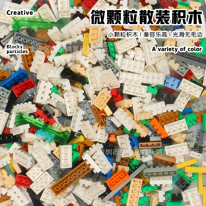 Micro-Diamond Building Blocks in Bulk Micro-Diamond Particle Building Blocks in Bulk Weighing Assembled Assembling Toys Building Gifts Customized