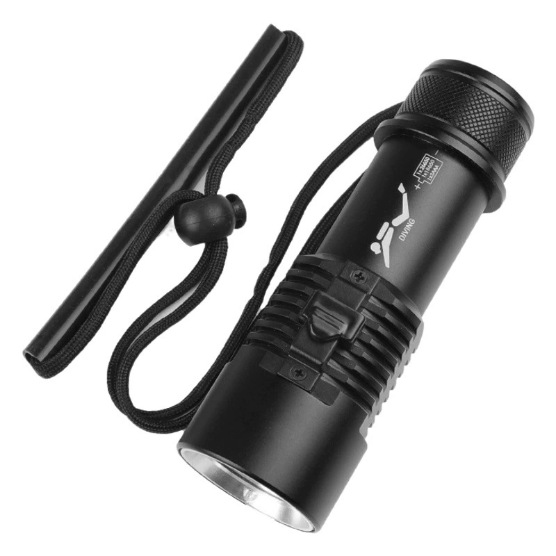 Новый фонарик для дайвинга P70 XHP70 алюминиевый сплав фонарик для дайвинга желтый белый свет двойной источник света фонарик для дайвинга