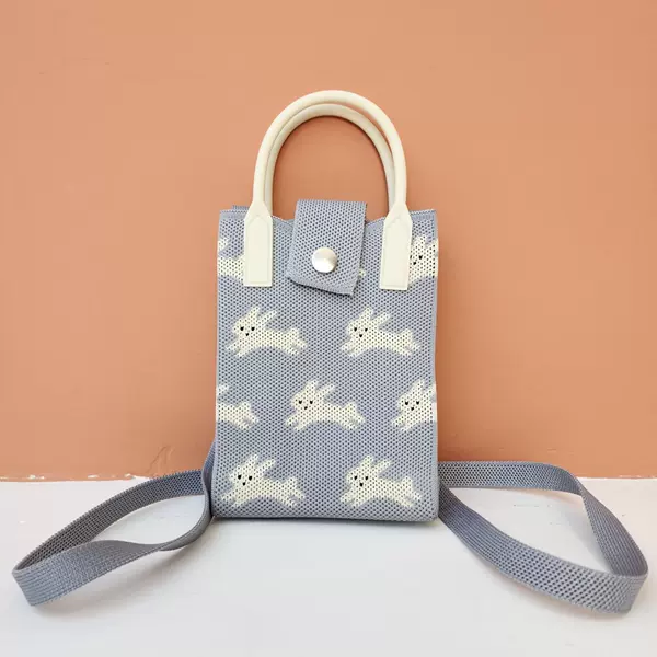 Running rabbit (gray)