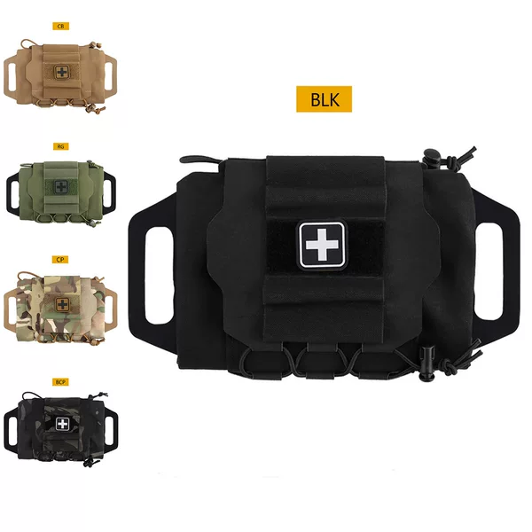 Reflexifak One-Hand Pull-Out Detachable Inner Compartment Two-Piece Rapid Deployment Tactical Outdoor Medical First Aid Kit