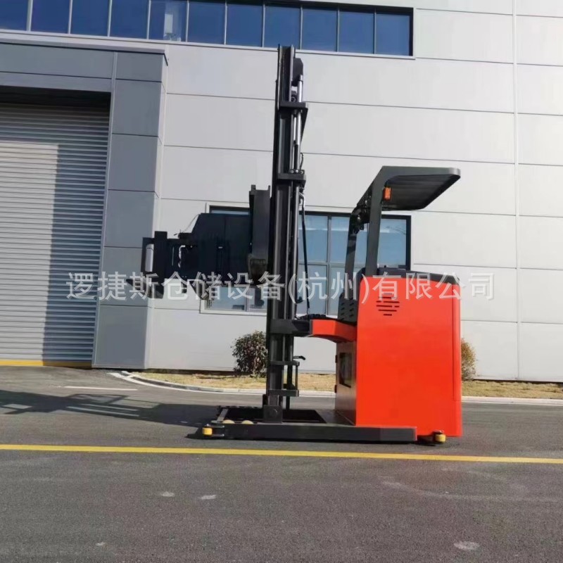 全电动座驾式三向叉车窄通道堆垛机升降液压装卸仓储叉车1.5吨