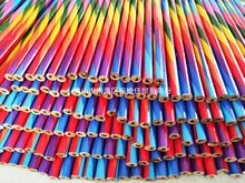 彩虹笔四色同芯彩铅绘画电跨境电商热卖木杆彩色铅笔出口直供源头