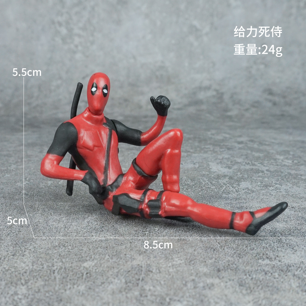 Modelo de figura de Deadpool transfronterizo