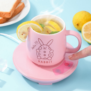Cross-border household hot and cold cup fast cooling coaster heating pad USB5V mini car household hot and cold machine set