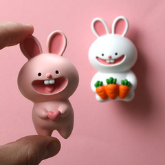 Rabbit & Duck Baby Rabbit Creative Fridge Magnets, DIY Phone Case Accessories, Wholesale Car Air Vent Decorations