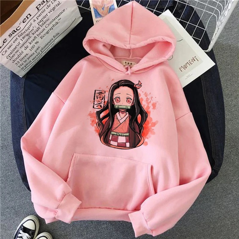 Y2k Japan Anime Women Sweatshirts Manga Plus Size Hoodie