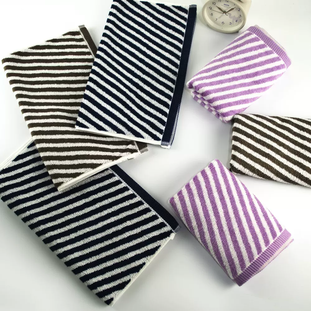 竹纤维毛巾洗脸面巾色织比纯棉柔软亲肤成人家用批发直销抗菌透气