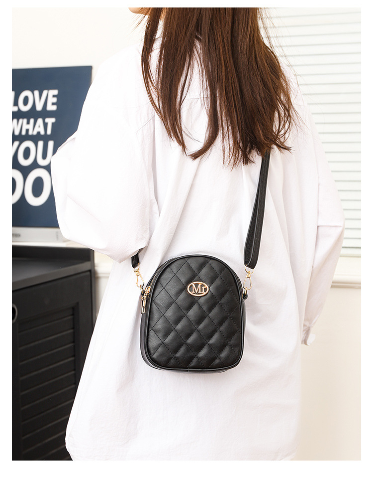 Portafogli per telefono in pelle PU leggera per donna Mini borse a tracolla anti-acqua Borse a tracolla alla moda Piccole borse per cellulari Portafogli_voghion.com