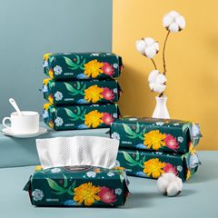 洗臉巾一次性加厚棉柔巾抽取式卸妝潔面巾乾濕兩用化妝珍珠紋批發