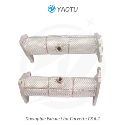 Exhaust pipe 6.2 stainless steel head