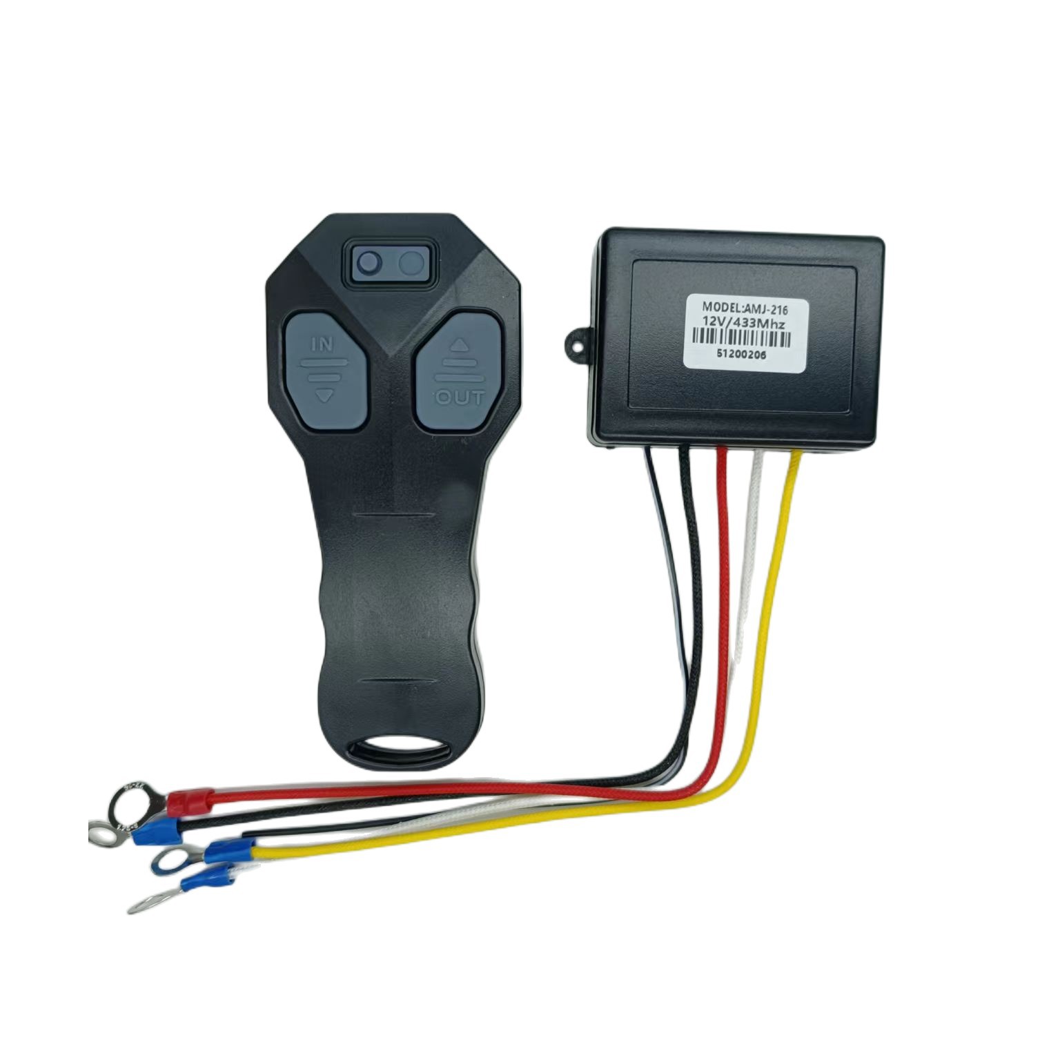 越野汽车绞盘 电动绞盘遥控器 无线电控制系统