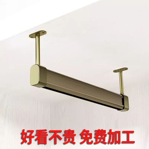 Shallow wardrobe vertical rod hanging cabinet top installed hanging rod wardrobe through cabinet narrow wardrobe hanging rod built-in cabinet vertical installed hanging rod