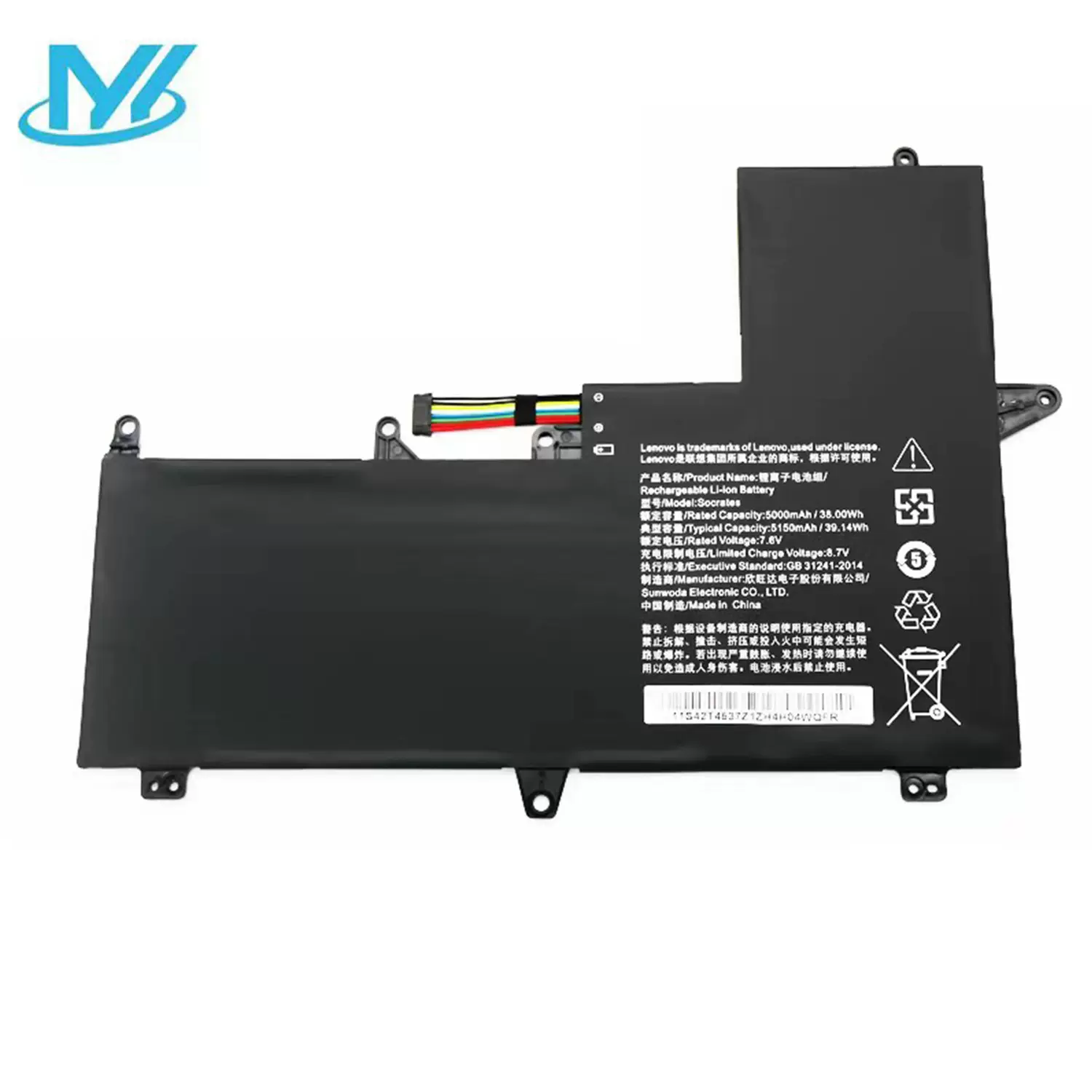 厂家直售 全新适用联X Leno 小新Air12  Socrates 笔记本电池