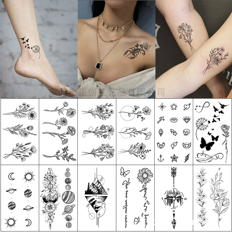 in stock wholesale small fresh men and women simulation tattoo tattoo tattoo butterfly letters flower geometric sexy tattoo in stock wholesale small fresh men and women simulation tattoo tattoo tattoo butterfly letters flower geometric sexy tattoo