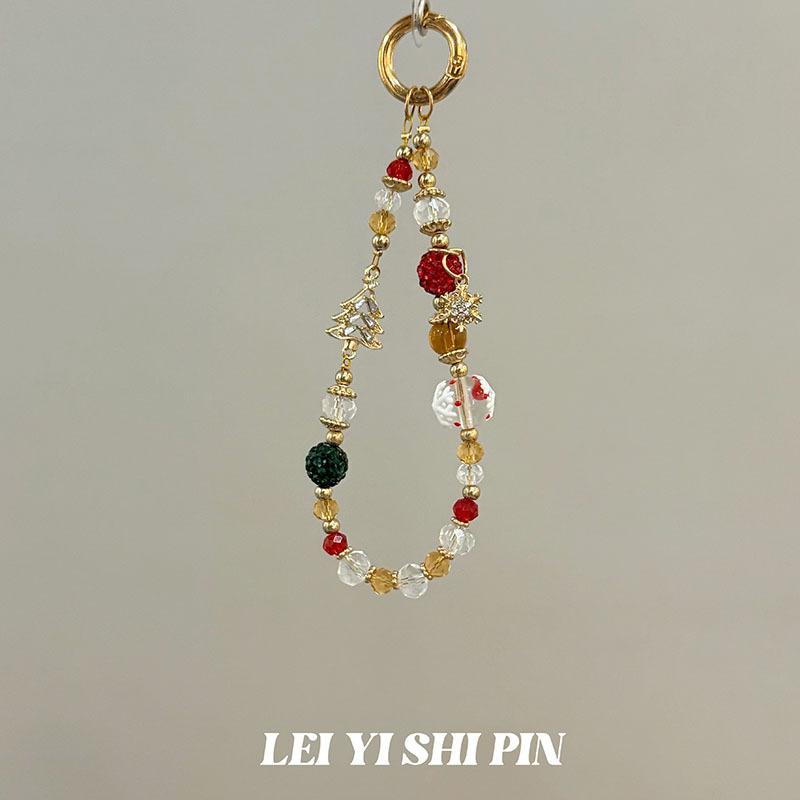 [Mel Peach Oolong] nuevo diseño de cuentas dulces nicho hermosa cadena de teléfonos móviles de cuentas de alta gama cadena de teléfonos móviles