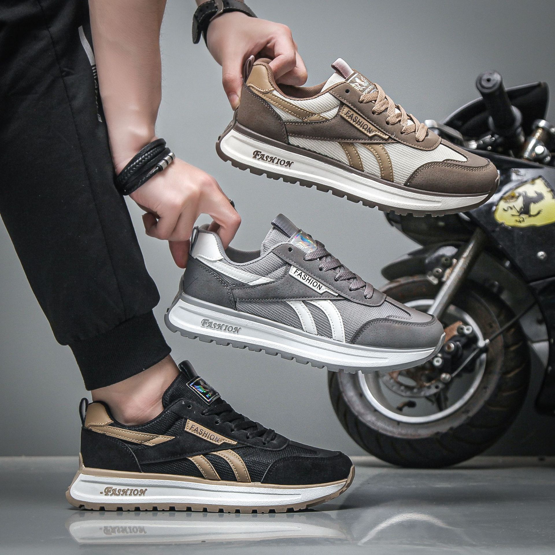 Casual summer breathable trend universal comfortable sneakers