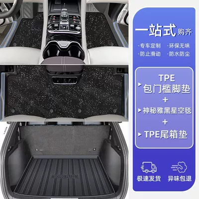 Car Foot Pad Carpet Pad | Ayaqaltılar (Kovriklər) - 25-models-21-models-song-plusdmi-mysterious-yaheibag-threshold-floor-mats-high-end-starry-sky-blanket-trunk-mat