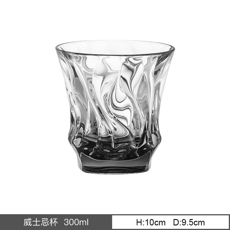 Importación checa de Bohemia BOHEMIA cristal copas de vino extranjero dibujado línea dorada taza de whisky conjunto de vinos image 12