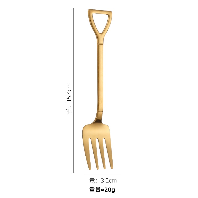 포크 15cm 골드